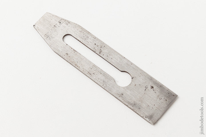 STANLEY NO. 1 Plane Iron Q - Logo Circa 1892-1907 