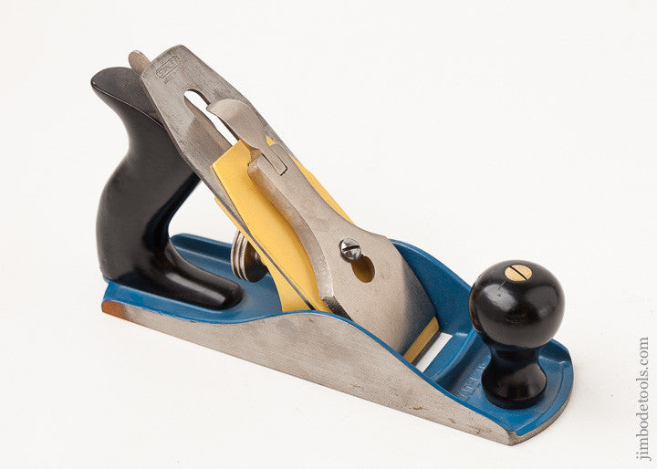 Mint STANLEY OH-4 Two-Tone Smooth Plane circa 1940-41 and 1950-51