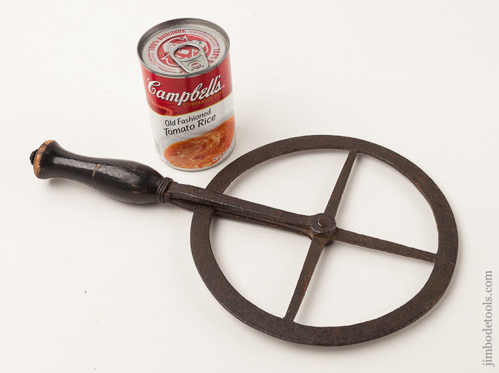 Early Antique Tool Hand Forged Wheelwright's Traveler Measuring Tool 