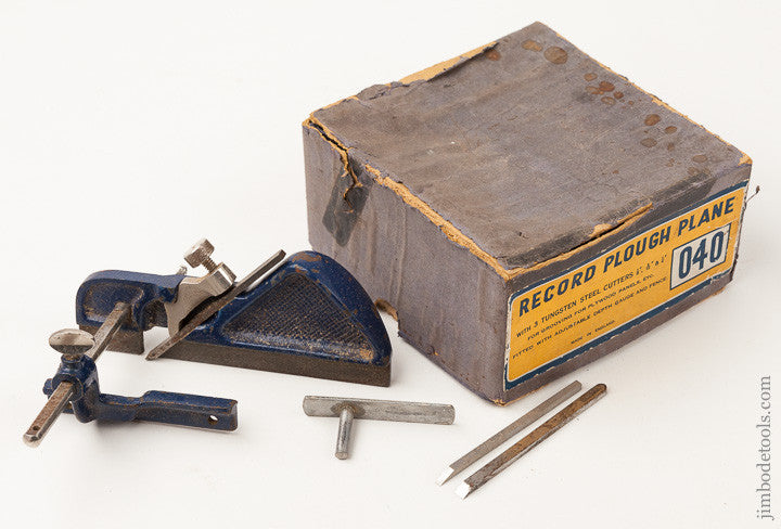 RECORD No. 040 Plough Plane 100% Complete in its Original Box