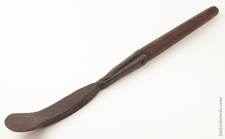 Early Hand forged 25 1/2 inch Bark Spud
