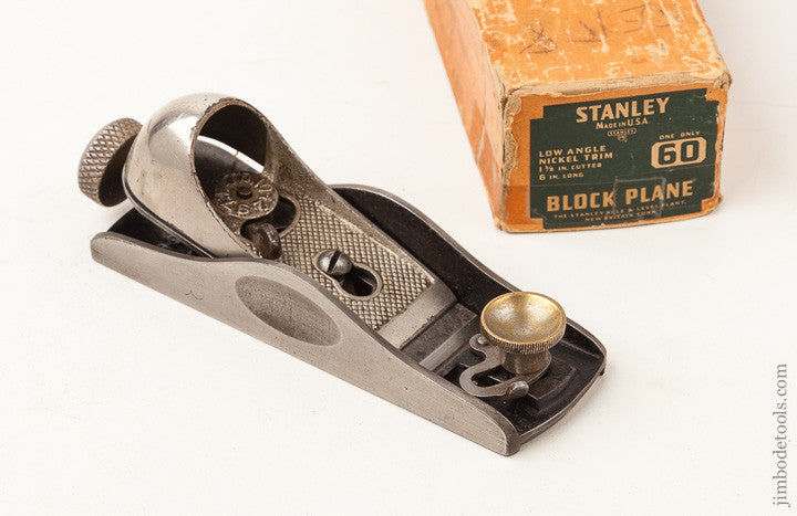 STANLEY No. 60 Block Plane In Its Original Box 