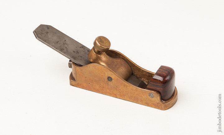 NORRIS NO. 31 Gunmetal and Rosewood Thumb Plane with Rosewood Infill and Original Numbered NORRIS Iron