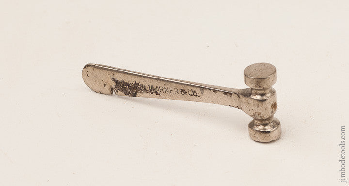 Adorable 4 Inch HERMAN WARNER CHICAGO Cigar Hammer 