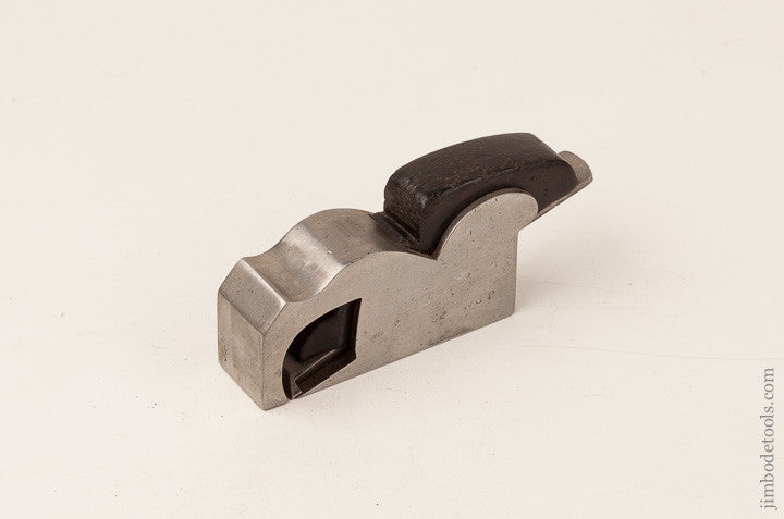 Fine 1 1/8 x 3 3/4 inch Iron and Rosewood Bull Nose Plane by H. SLATER