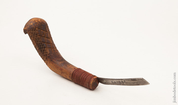 Early American Indian Aboriginal Crooked Knife 