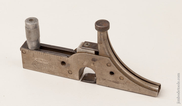Rare! UP-TO-DATE Combination Butt Gauge, Rabbet Plane, and Router Plane by ILL. STPG. & MFG. CO.
