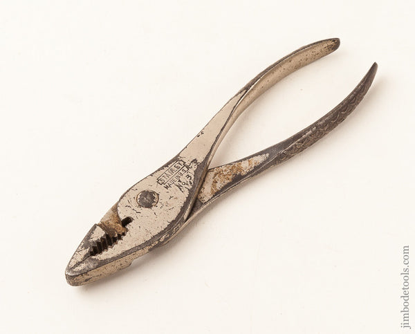 Rare! 7 3/8 inch STANLEY No. 3 Gripping Pliers circa 1934