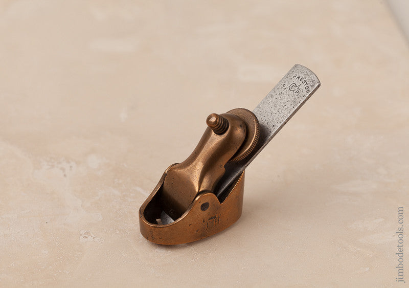PRESTON Compassed and Radiused Round Bottom Violin Maker's Plane 