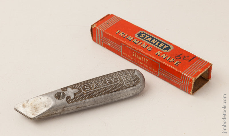 STANLEY No. 199 Trimming Knife in Original Box Jim Bode Tools