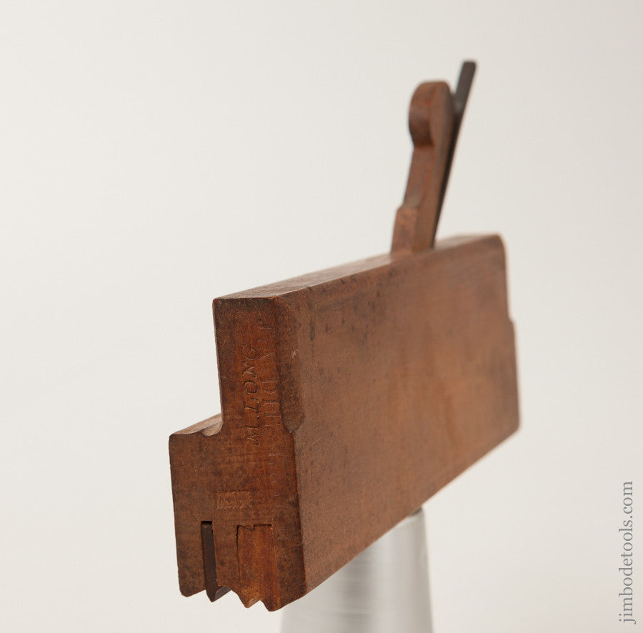 RARE Crispy Cluster Bead Complex Molding Plane with Lignum Boxing by M. LONG circa 1850 FINE 