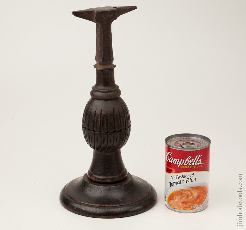 Beautiful Watchmaker's Anvil on Carved Stand 