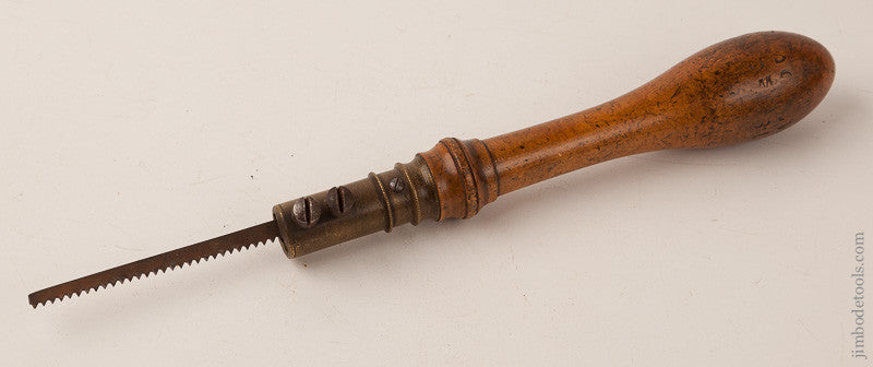 Boxwood and Brass Pad Saw 