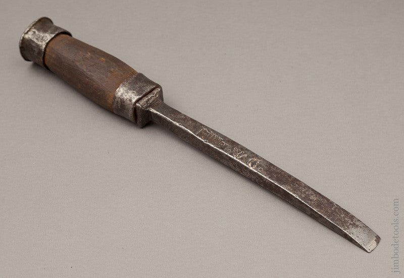 Early 5/8 x 12 1/2 inch European Mortise Chisel