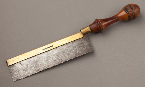 16 point 6 inch Rip FAGAN LONDON Brass Back Dovetail Saw 