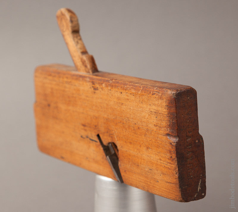 One inch Rabbet Plane by MOCKRIDGE & FRANCIS NEWARK NJ circa 1835-68 GOOD
