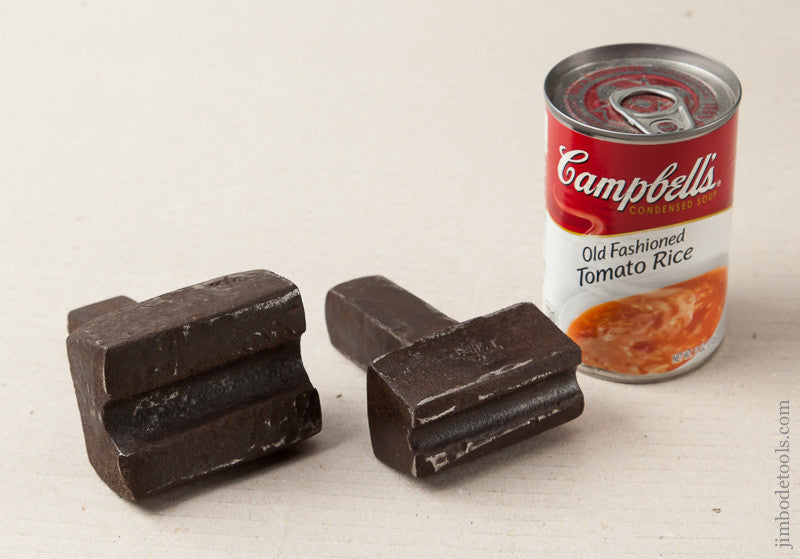 1/2 inch and 3/4 inch Swage Blocks for One inch Hardie Hole, Anvil Hardies