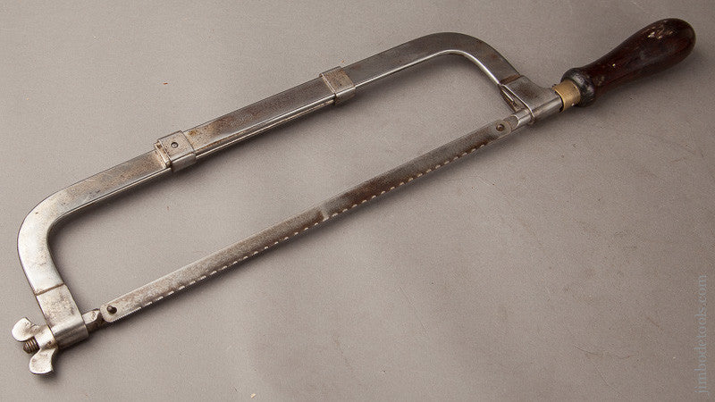 Rosewood Handled MILLERS FALLS No. 10 Adjustable Hack Saw 