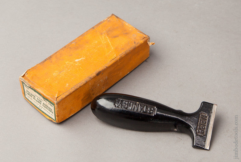 STANLEY No. 198 Holder for Honing Fibre Board Cutters MINT in RARE Original Box