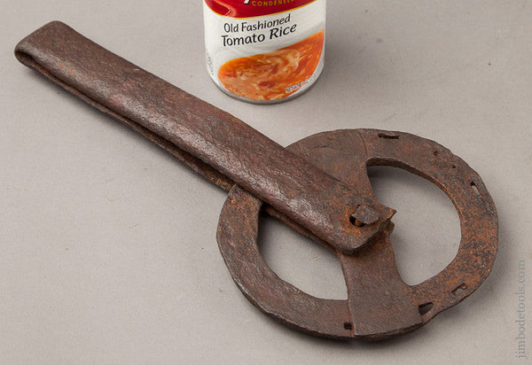 Primitive 11 inch Blacksmith-Made Traveler Made From Horseshoes!