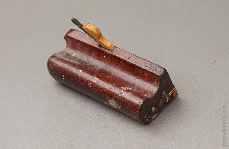 5 1/4 by 2 1/4 inch Mahogany and Boxwood Sill Drip Plane 