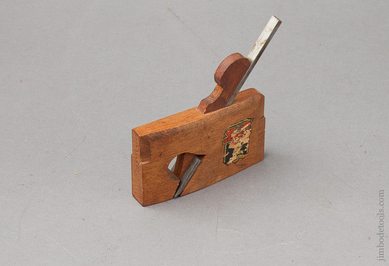Miniature 3 1/2 inch Rabbet Plane By SALMEN with Original Decal 