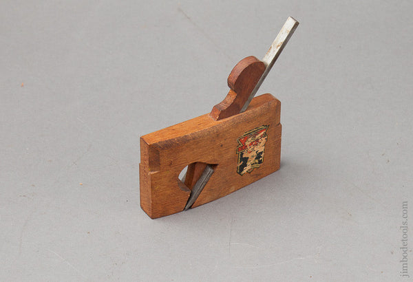 Miniature 3 1/2 inch Rabbet Plane By SALMEN with Original Decal 