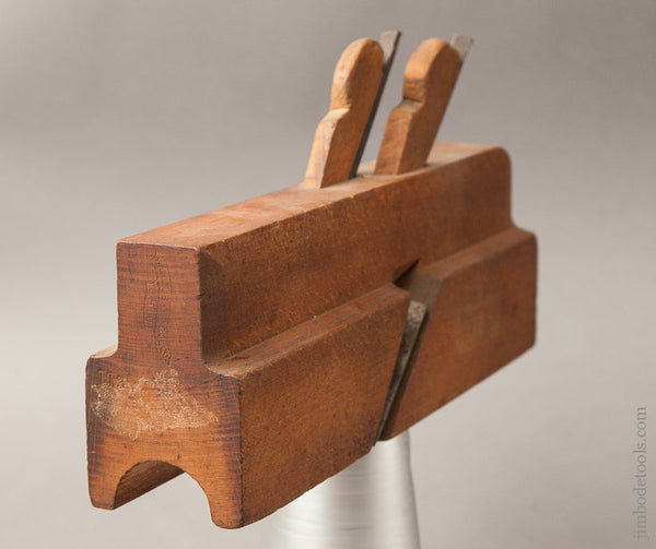 1 1/4 inch Nosing Plane with Double Iron by SANDUSKY TOOL CO OHIO circa 1869-1925 GOOD+
