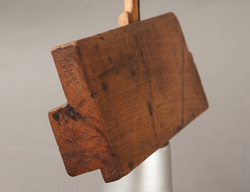 RARE Manufacturer Signed Spill Plane for 3/4 inch Timber by SPEIGHT LEEDS circa 1849-1891