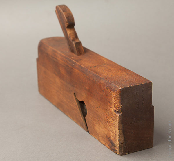 9 1/2 x 1 7/8 inch Dado Plane by MOCKRIDGE & FRANCIS Newark, NJ circa 1835-68 GOOD+