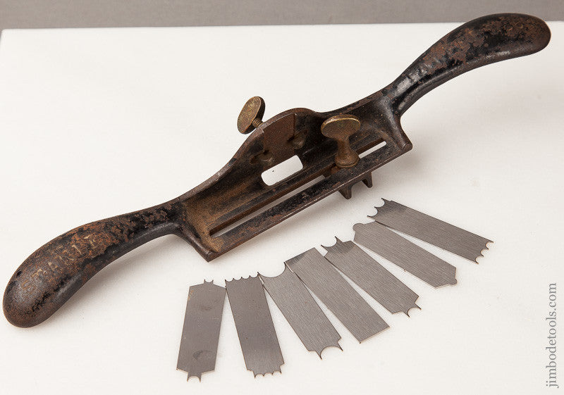  STANLEY No. 66 Hand Beader Type 1 Ca. 1886-98 with Full Set of 7 Cutters 