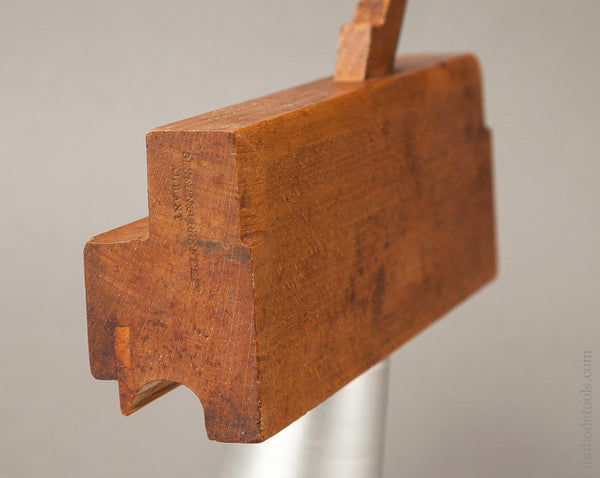 Minty One inch Side Bead Molding Plane by BENSEN & CRANNELL ALBANY circa 1843-62