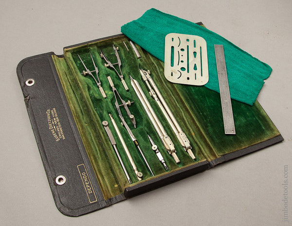 DIETZGEN Draughting Set in Original Fitted Case 