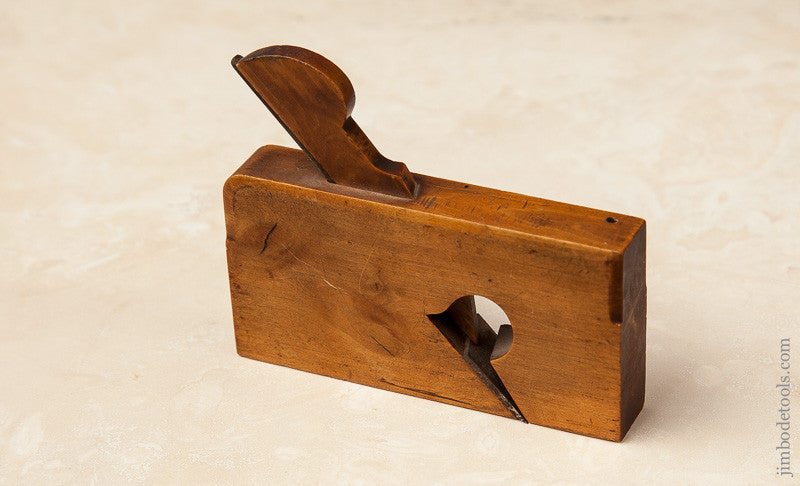 Miniature 4 x 5/8 inch Boxwood Skewed Rabbet Plane