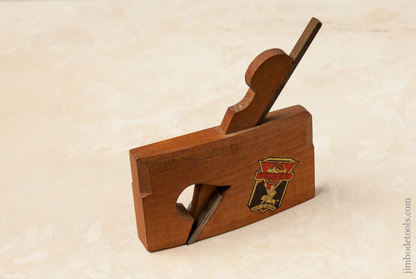 MINT 3 1/2 x 1/2 inch Curved Rabbet Plane by SALMEN
