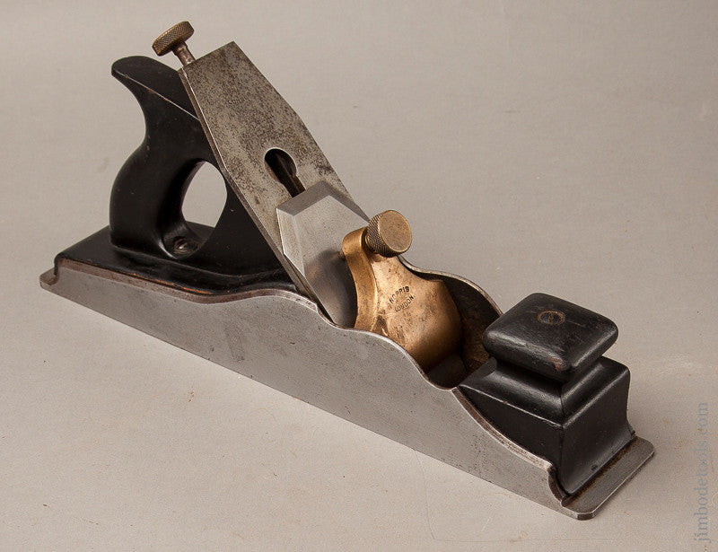 Clean 14 1/2 inch NORRIS A1 Jointer Plane with Full Original 2 1/2 inch NORRIS Iron