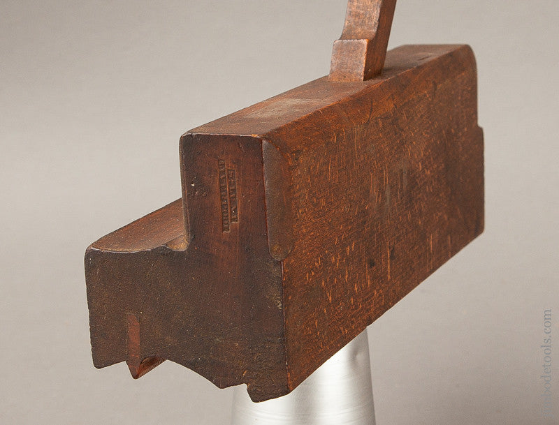 Extra Fine 2 5/8 inch Wide Crispy Complex Moulding Plane by S. LUNT LIVERPOOL circa 1823-1843 