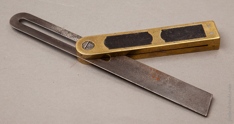 Nine inch Ebony and Brass Bevel 