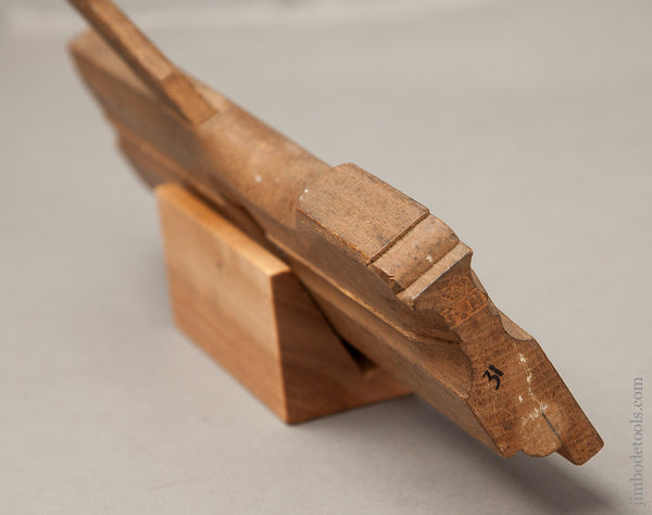 Mint 3/8 inch Cove Molding Plane by J. NOOITGEDAGT circa 1865-1945