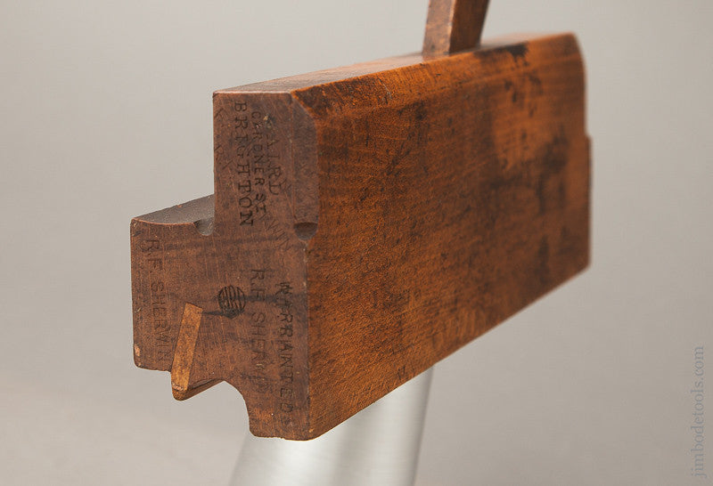 Extra Crisp and Fine User Side Bead Plane 7/8 inch by AIRD GARDNER ST BRIGHTON circa 1880-1937