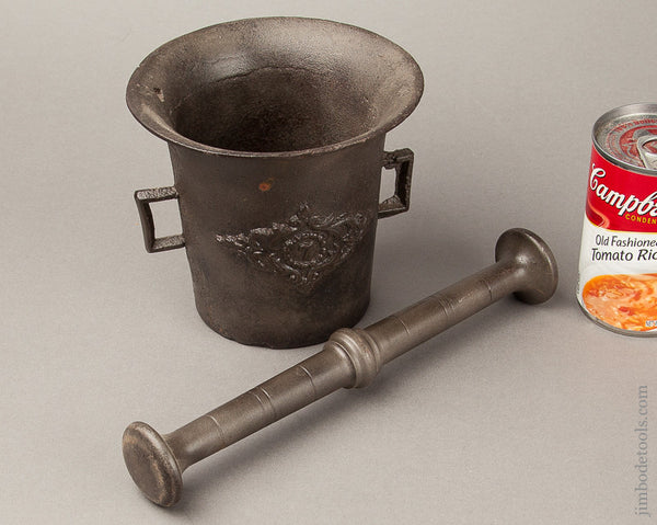  Early Decorated Mortar and Pestle 