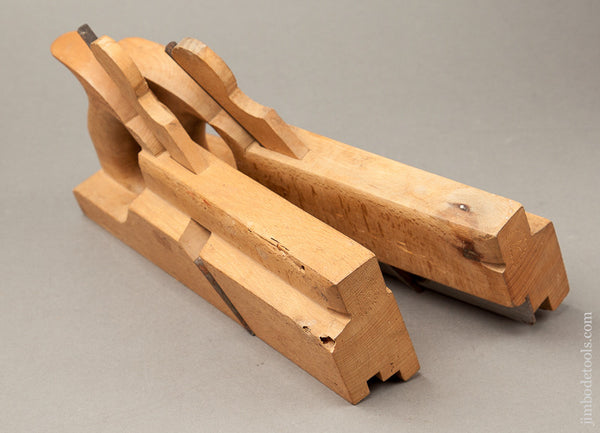 MINT 1 1/4 inch Tongue and Groove Planes by AUBURN TOOL CO. AUBURN N.Y. circa 1864-93