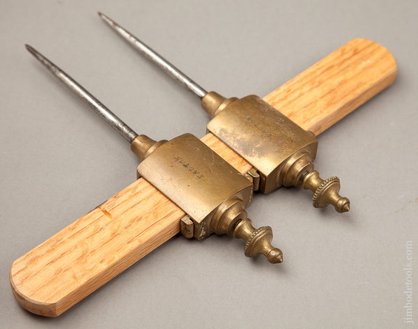  Massive 8 inch Brass Trammel Points 