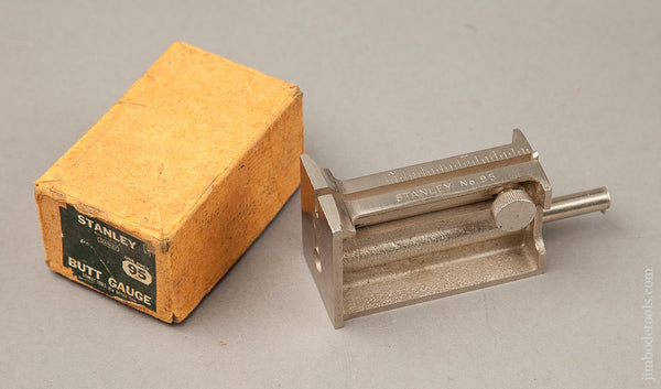  STANLEY NO. 95 Butt Gauge Mint in its Original Box 