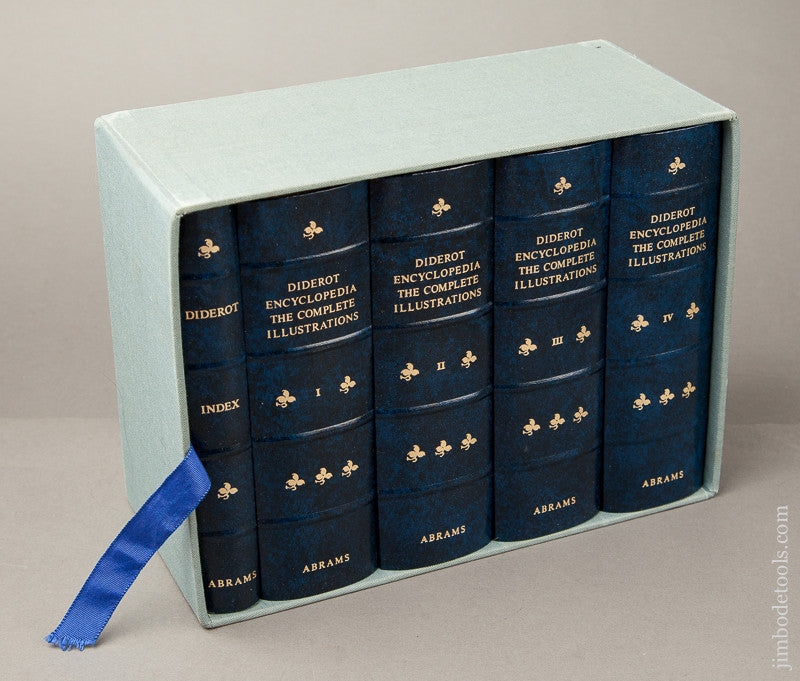 RARE Magnificent Set of Limited Edition Leather Bound Books:  DIDEROT THE COMPLETE ILLUSTRATIONS Boxed Set MINT