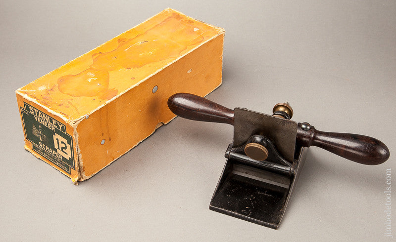 STANLEY NO. 12 Veneer Scraper Type One in its Original Box 