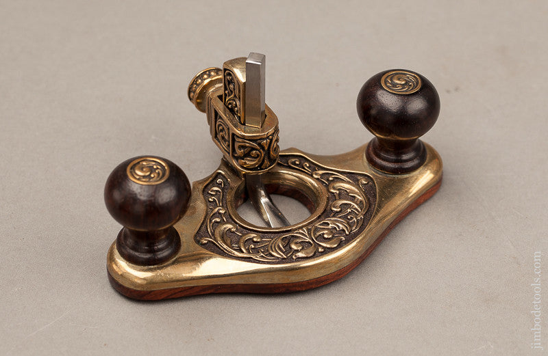 Beautiful Brass and Rosewood Miniature Router Plane by PAUL HAMLER