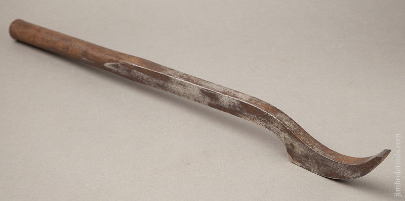  All-Iron 5/8 x 21 inch Swan Neck Mortise Chisel 