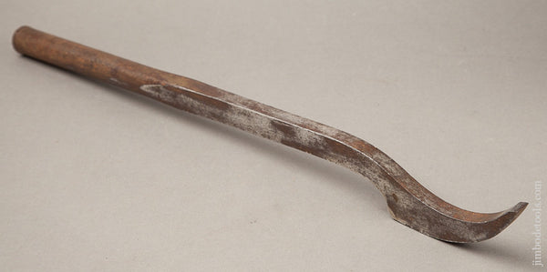  All-Iron 5/8 x 21 inch Swan Neck Mortise Chisel 