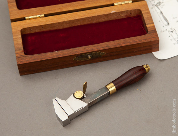  Miniature 4 1/2 inch C.P. BROWN March 23, 1922 Patent Wrench by the Late HILARY KLEIN in Custom Walnut Box 